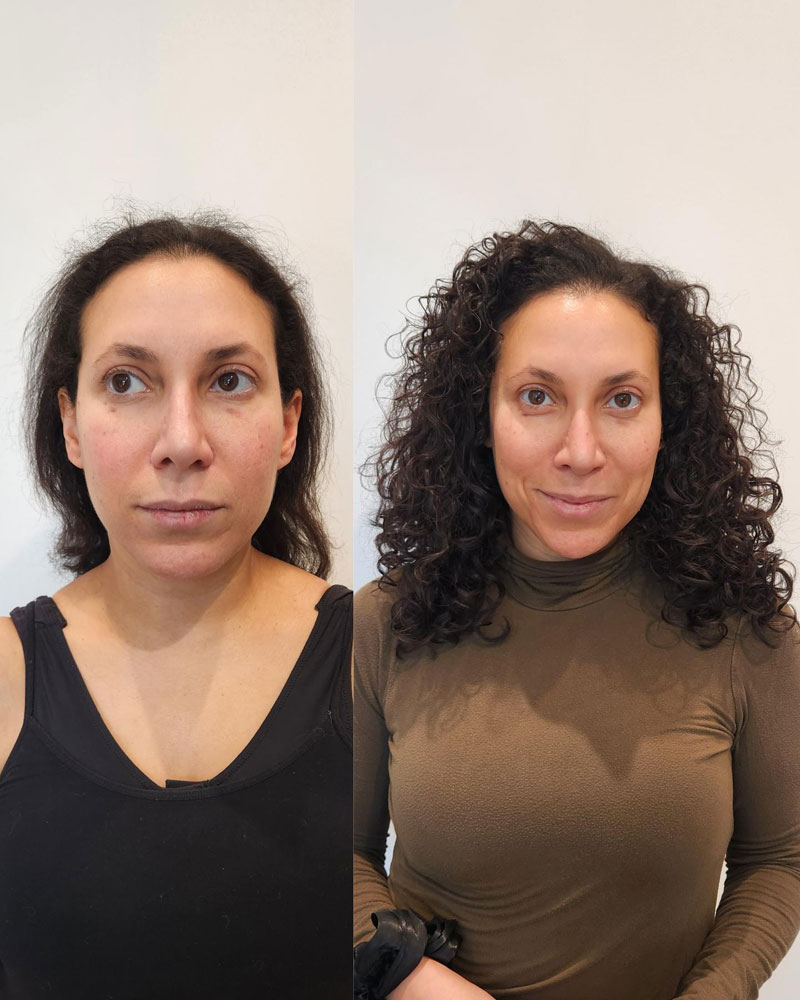 curly hair extension